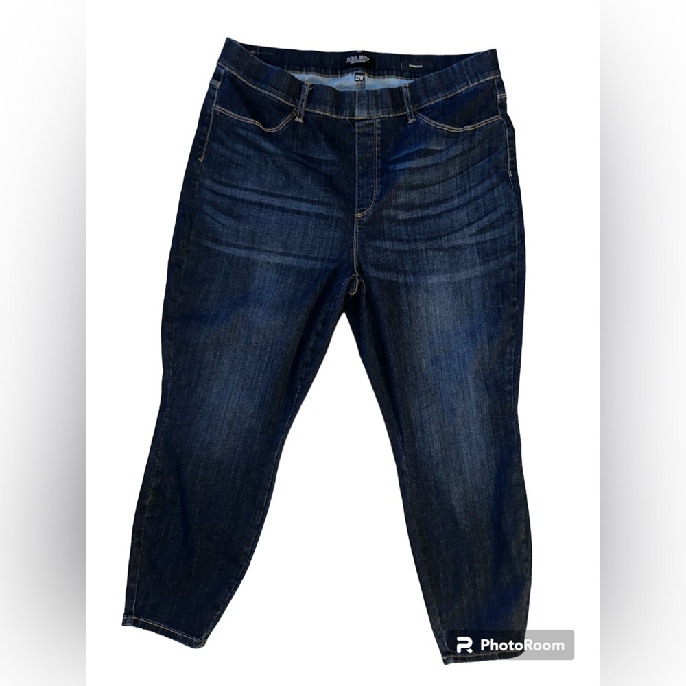Judy Blue Womens High Waist Pull-On Denim Skinny Jeggings Size 22W